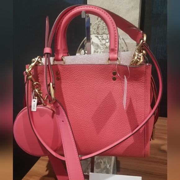 NWT Disney X Coach Rogue 25 w/ Mickey & Minnie Mouse AND matching Coin Case - Picture 2 of 2